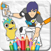 Slug it Out Coloring Game