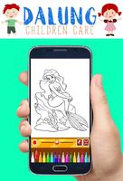 Mermaid Coloring Book - Coloring Expert Affiche