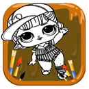 Coloring book dolls - expert drawing APK