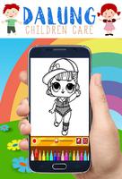 برنامه‌نما Coloring book dolls - expert drawing عکس از صفحه