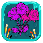آیکون‌ Flowers Coloring Book - Easy Pictures