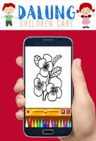 Flowers Coloring Book - Easy Pictures screenshot 2