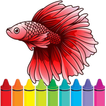 Betta Fish Coloring Pages icon