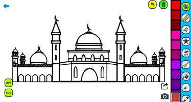 Mosque Coloring Pages captura de pantalla 3
