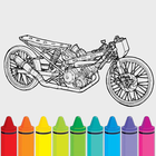 Drag Bike Coloring Book icon