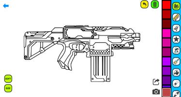 Gun Coloring Pages スクリーンショット 1