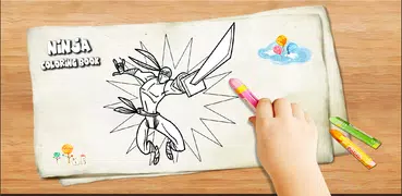 Ninja Coloring Drawing Book New Coloring Pages