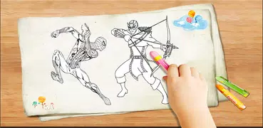Super Hero Coloring Book for Kids New Coloring