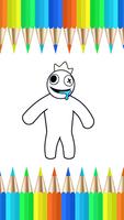Rainbow Coloring Friend horror ảnh chụp màn hình 1