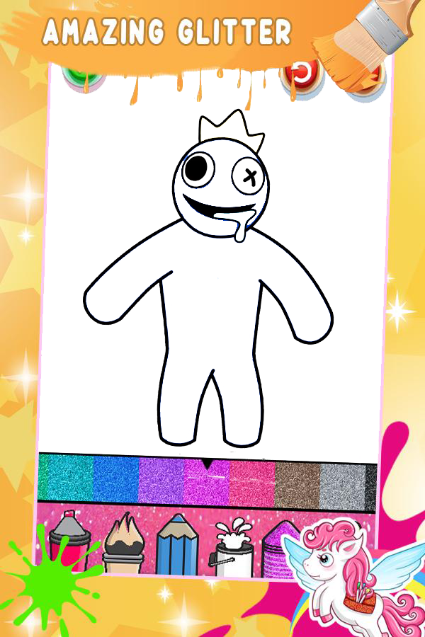 Download Rainbow Friends Ultra Coloring APK v2.0 For Android