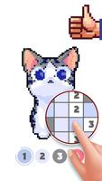 Pixel Art Coloring Book Sandbox & Color by Number постер