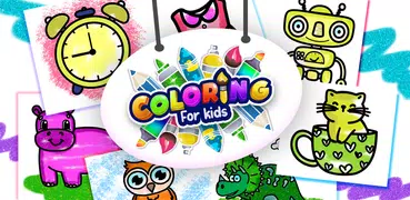 Toddler Coloring Book Glitter