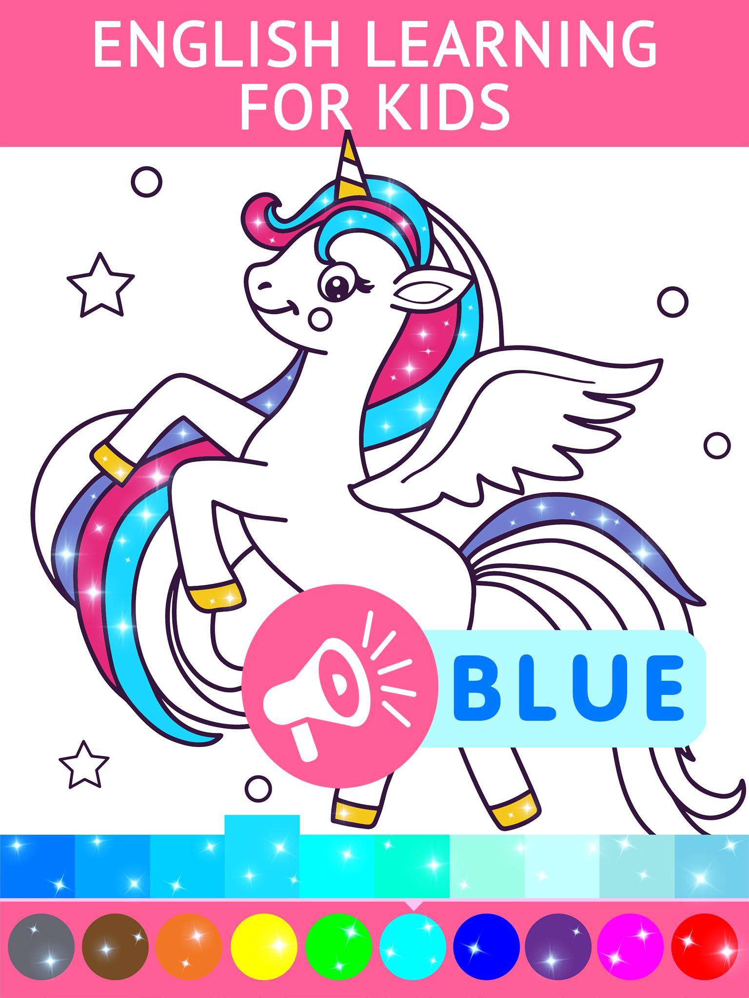Animated Glitter Coloring Book - My Little Unicorn for Android - APK