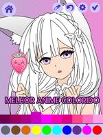 Livro para colorir anime mangá imagem de tela 1
