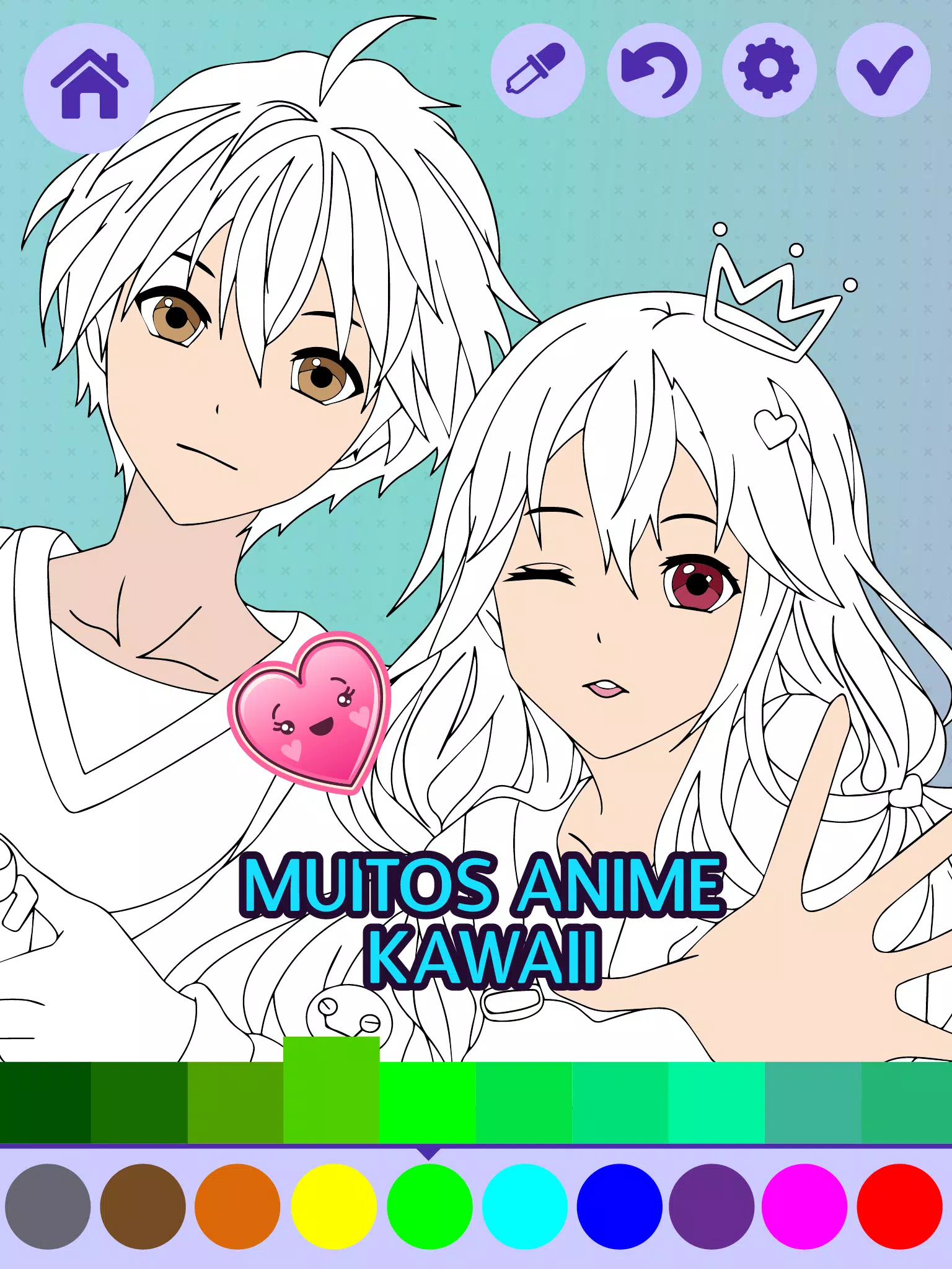 Download do APK de Livro para Colorir Anime K-POP para Android