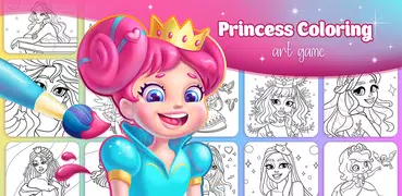Раскраска для детей: Принцессы
