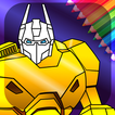 Robots City Coloring for Boys