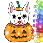 Kids Coloring: Halloween Games biểu tượng
