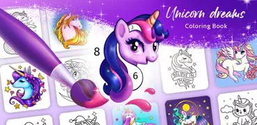 Unicorn Magic Coloring Book