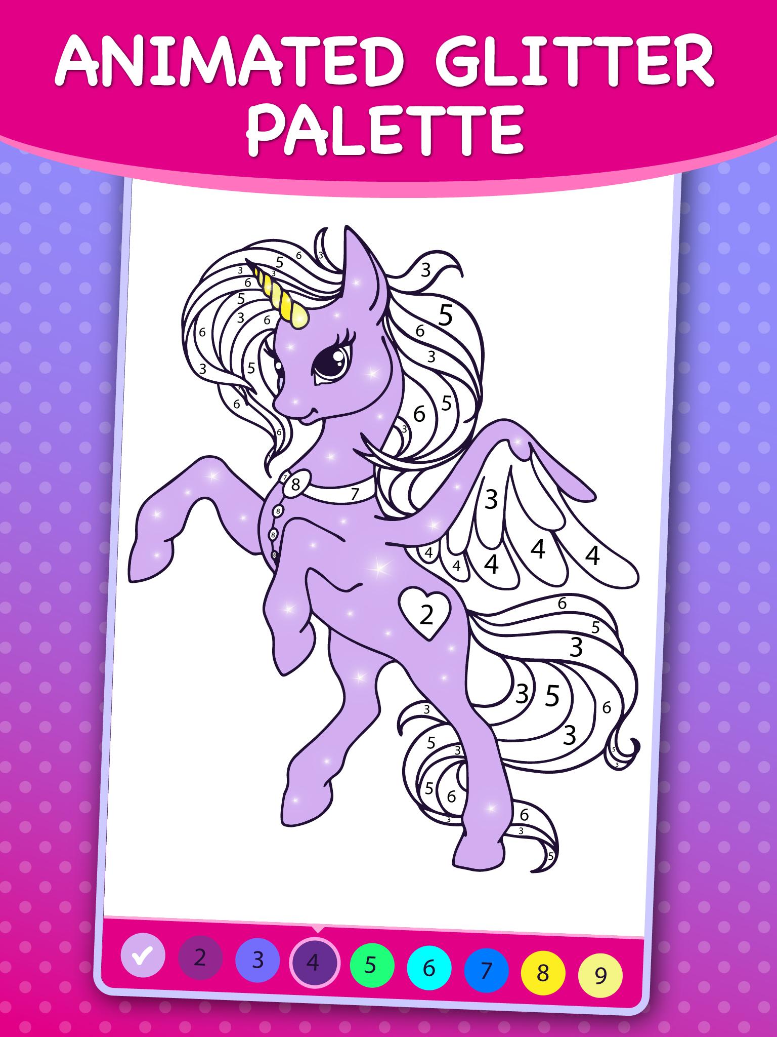 Download Animated Unicorn Coloring Book By Numbers For Android Apk Download