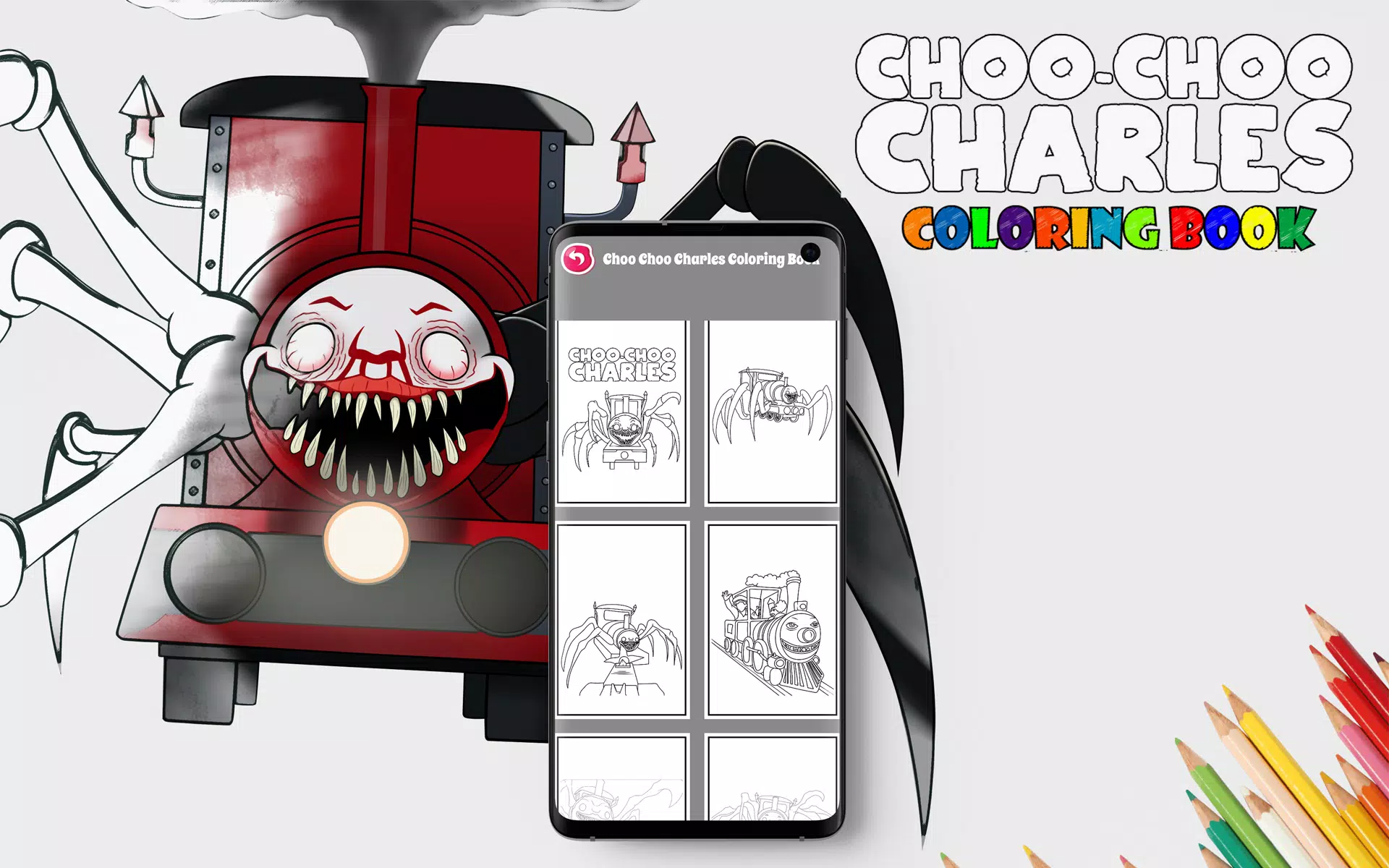 Download do APK de Choo Choo Charles colloring para Android