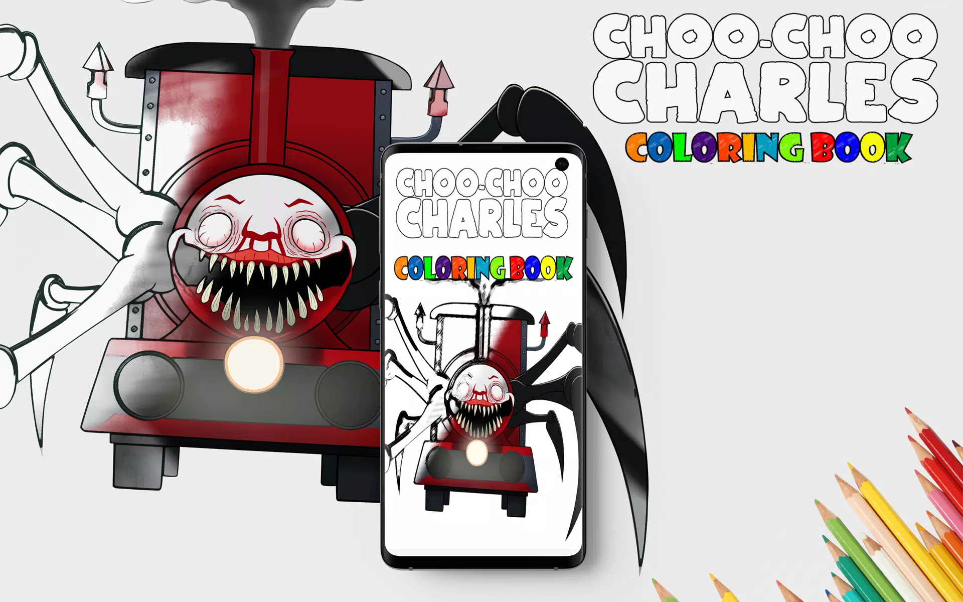 Choo Choo Charles Coloring APK for Android Download