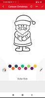 Cartoon Christmas Coloring Cartaz