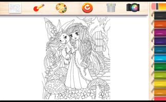 Princess Coloring Book for Girl ภาพหน้าจอ 2