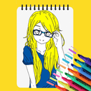 Free Coloring Book - Anime Girls Coloring APK