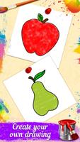 Fruits and Animals Coloring Book capture d'écran 3