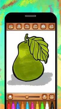 Screenshot 14 for Fruits Coloring & Drawing Book