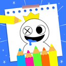 Rainbow Friends Coloring Book APK