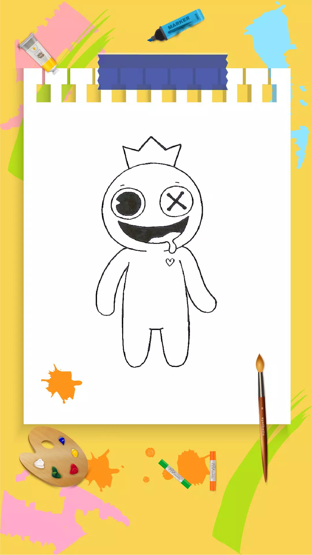 Download do APK de Yellow Rainbow Friend Coloring para Android