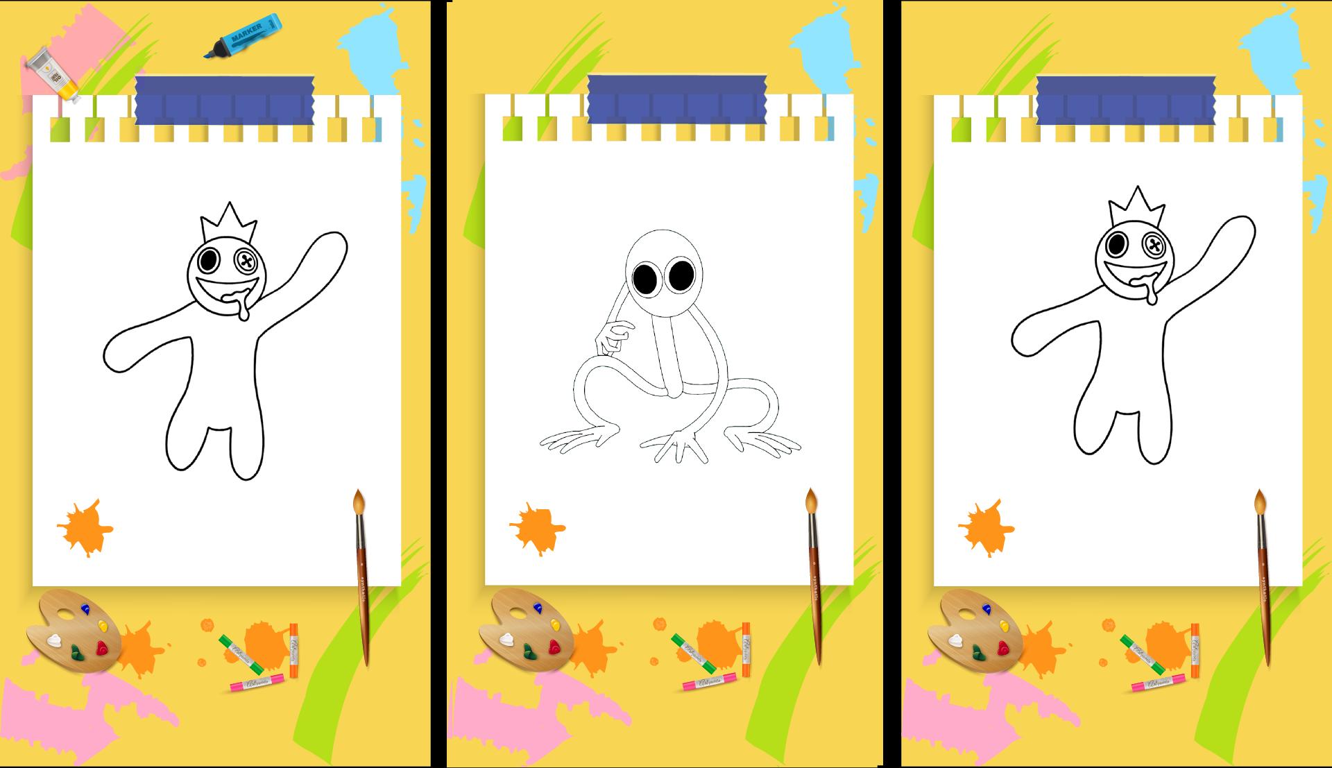 Rainbow Friends Coloring Book APK voor Android Download