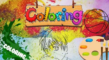 coloring Kuroko basket book captura de pantalla 1