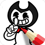 bendi coloring cartoon game icon