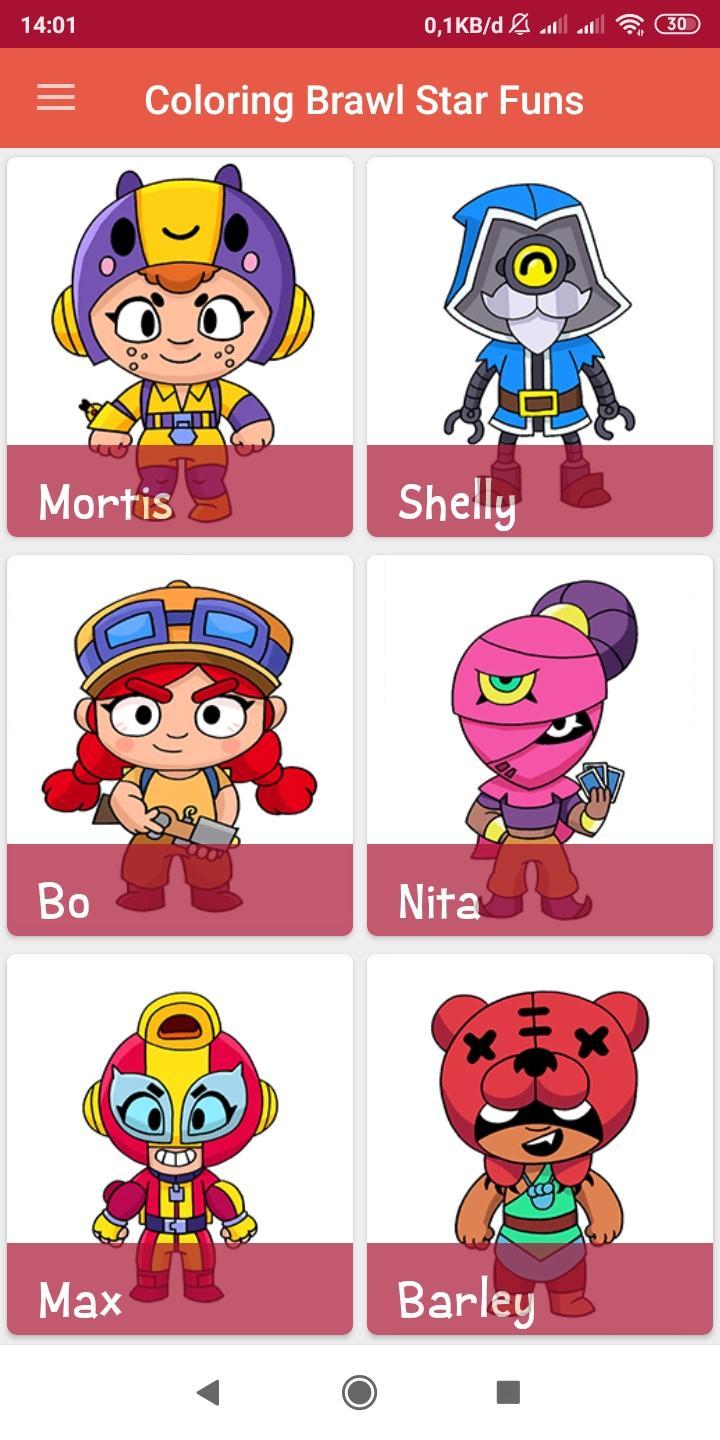 Brawl Star Coloring Pages for Android - APK Download