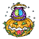 Halloween paillettes couleur par numéro APK