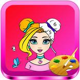 Color by Number for Girls : Girls Coloring Book