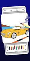 Coloring Book Mercedes car poster