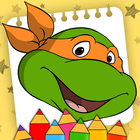 Super Turtles Coloring Book icon