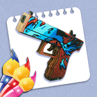 CS GO Coloring Book - paint th icon
