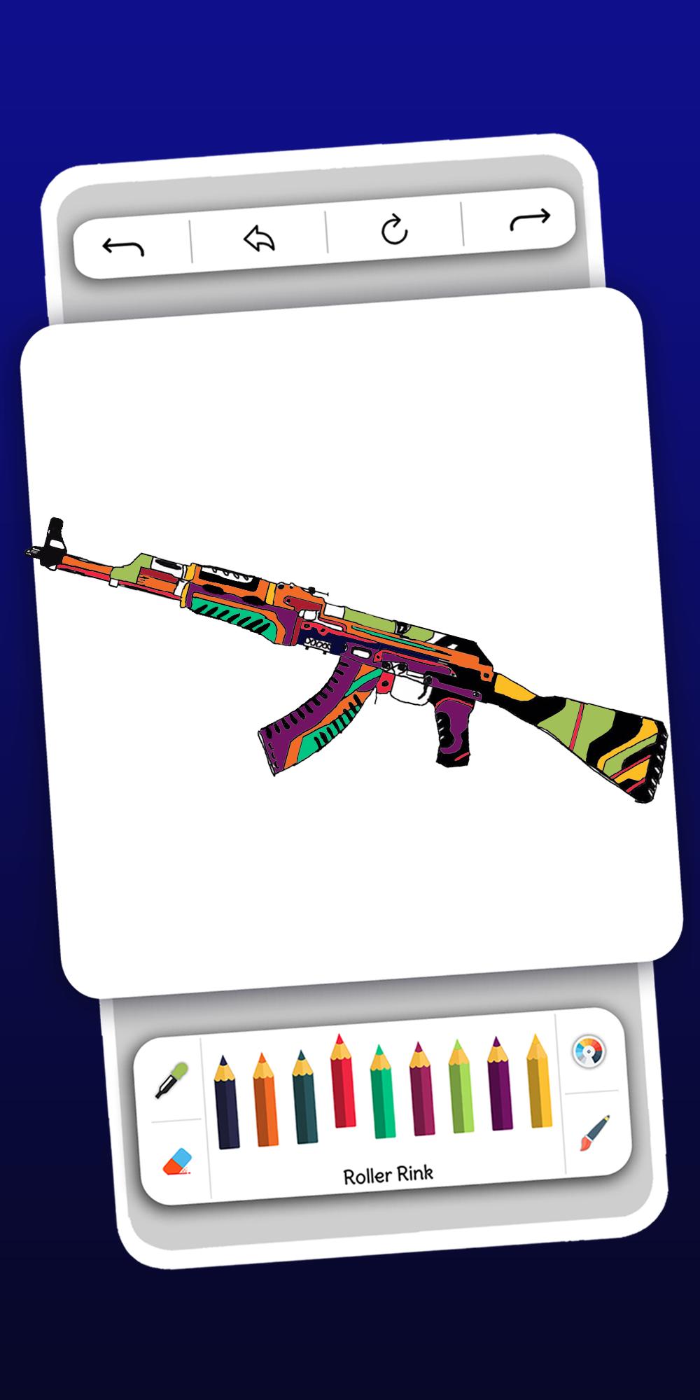 Download Cs Go Coloring Book Paint The Weapons For Android Apk Download