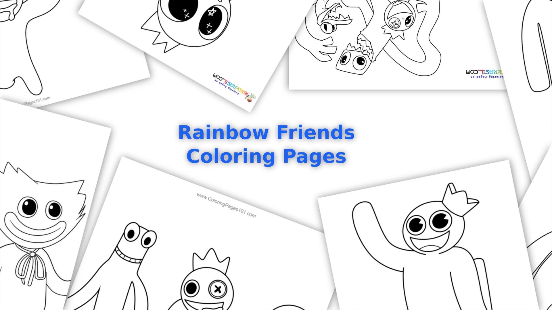 Rainbow Friends Coloring Book APK for Android Download