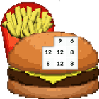 Coloring Food by Number: Food  icon