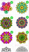 Daily Mandala Color by Number Plakat