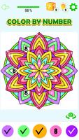 Daily Mandala Color by Number captura de pantalla 1