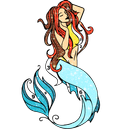 Mermaid Coloring Book Glitter Color By Number APK