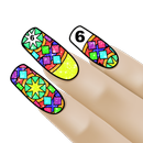 Nails Glitter Color by Number Girls Nail Coloring APK