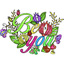 Quotes Color By Number Glitter Coloring Pages APK